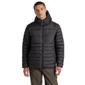 Black - Side - Craghoppers Mens Compresslite VIII Hooded Padded Jacket