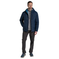 Blue Navy-Brisk Blue - Lifestyle - Craghoppers Mens Compresslite VIII Hooded Padded Jacket