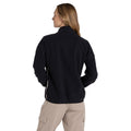 Black - Back - Craghoppers Womens-Ladies CO2 Renu Technology Full Zip Fleece Jacket