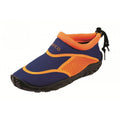Blue-Orange - Front - Beco Childrens-Kids Sealife Water Shoes