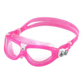 Pink - Side - Aquasphere Childrens-Kids Seal 2 Swimming Goggles