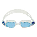 Transparent-Aqua Blue - Front - Aquasphere Unisex Adult Mako Swimming Goggles