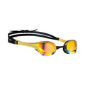 Yellow-Copper-Gold - Side - Arena Cobra Mirror Ultra Swipe Swimming Goggles