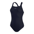 Navy - Front - Speedo Womens-Ladies Medalist Eco Endurance+ One Piece Swimsuit