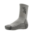 Grey - Front - Kookaburra Mens Cricket Socks