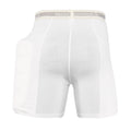 White - Back - Kookaburra Mens Protective Padded Shorts