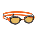 Polar Grey-Orange - Back - Zoggs Unisex Adult Predator 2024 Swimming Goggles