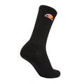 Black - Front - Ellesse Mens Tisbi Crew Socks (Pack of 3)