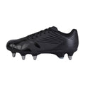 Black-Silver - Back - Canterbury Mens Stampede Team 2025 Soft Ground Rugby Boots