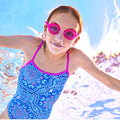 Pink-Purple - Back - Zoggs Childrens-Kids Ripper Tinted Swimming Goggles