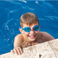 Blue-Red - Side - Zoggs Childrens-Kids Ripper Tinted Swimming Goggles