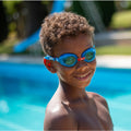 Blue-Red - Pack Shot - Zoggs Childrens-Kids Ripper Tinted Swimming Goggles