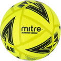 Yellow-Black-Grey - Front - Mitre Ultimatch Indoor Football