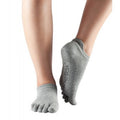 Grey - Front - Fitness Mad Mens Toe Socks