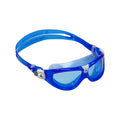 Blue-White - Lifestyle - Aquasphere Childrens-Kids Seal 2 Tinted Swimming Goggles