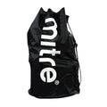 Black-White - Front - Mitre Nylon Football Bag