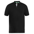 White - Side - Duke Mens D555 Grant Pique Kingsize Polo Shirt