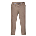 Stone - Front - Duke Mens D555 Bruno Stretch Chino Kingsize Trousers