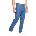 Stonewash - Side - Duke Mens D555 Rockford Denim Comfort Jeans