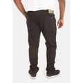 Black - Side - Duke Mens D555 Rockford Comfort Kingsize Jeans