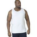 White - Side - Duke Mens D555 Fabio Kingsize Tank Top