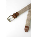 Stone - Back - D555 Mens Frank Stretch Braided Belt