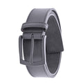 Black - Back - Duke Mens D555 Ozzy Matte Bonded Leather Belt