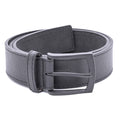 Black - Front - Duke Mens D555 Ozzy Matte Bonded Leather Belt