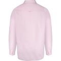 Pink - Back - Duke Mens D555 Richard Oxford Kingsize Long-Sleeved Shirt