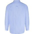 Sky Blue - Back - Duke Mens D555 Richard Oxford Kingsize Long-Sleeved Shirt