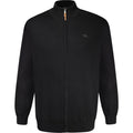 Black - Front - Duke Mens D555 Franco 1 Knitted Full Zip Kingsize Hoodie