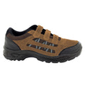 Khaki-Brown - Back - Dek Mens Ascend Triple Touch Fastening Trek Hiking Trail Shoes