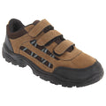 Khaki-Brown - Front - Dek Mens Ascend Triple Touch Fastening Trek Hiking Trail Shoes