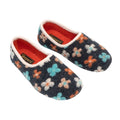 Grey-Multicoloured - Back - Sleepers Womens-Ladies Gracie Floral Memory Foam Slippers