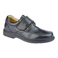 Black - Front - Roamers Mens Leather Shoes