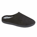 Black - Back - Zedzzz Mens Alex Slippers