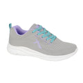 Light Grey-Lilac - Front - Rdek Womens-Ladies Kate Trainers