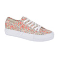 Beige - Front - Rdek Womens-Ladies Floral Trainers