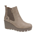 Light Taupe - Front - Cipriata Womens-Ladies Annina Ankle Boots