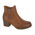 Tan - Front - Cipriata Womens-Ladies Annella Ankle Boots