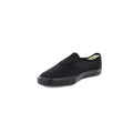 Black - Lifestyle - Dek Adults Unisex Gusset Black Canvas Plimsolls