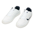 White-Navy Blue - Side - Dek Mens Euston Lace Trainers