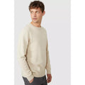 Stone - Pack Shot - Maine Mens Premium Cotton Crew Neck Jumper