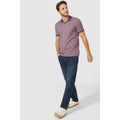 Pink - Lifestyle - Mantaray Mens Textured Polo Shirt