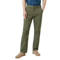 Khaki - Front - Maine Mens Premium Chino Trousers