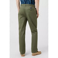 Khaki - Back - Maine Mens Premium Chino Trousers