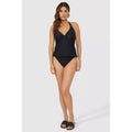 Black - Lifestyle - Gorgeous Womens-Ladies Sparkle Non-Padded Tankini Top