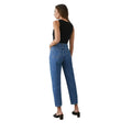 Blue - Back - Principles Womens-Ladies Straight Ankle Grazer Jeans