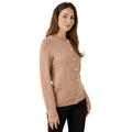 Camel - Front - Principles Womens-Ladies Button Detail Cardigan