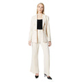 Stone - Lifestyle - Principles Womens-Ladies Double-Breasted Edge To Edge Blazer